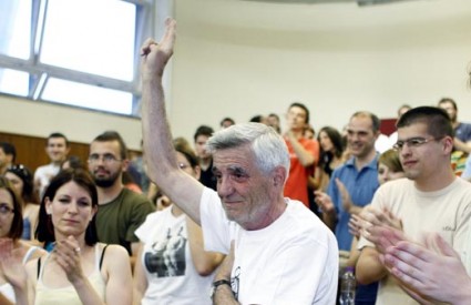 Slavko Sonntag na plenumu FF-a